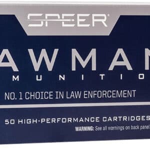 Speer 53955 Lawman 40S&W 165gr Total Metal Jacket Flat Nose 50 Per Box/20 Case