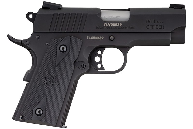 1911 Officer 9mm 3.5" Blk/Blk 9rd