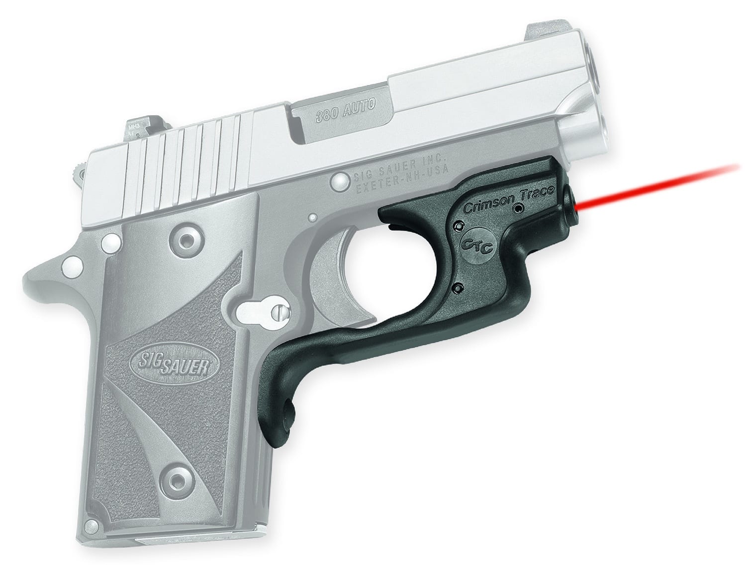 Crimson Trace 0170701 Laserguard Sig P238/P938, Red Laser Black Polymer
