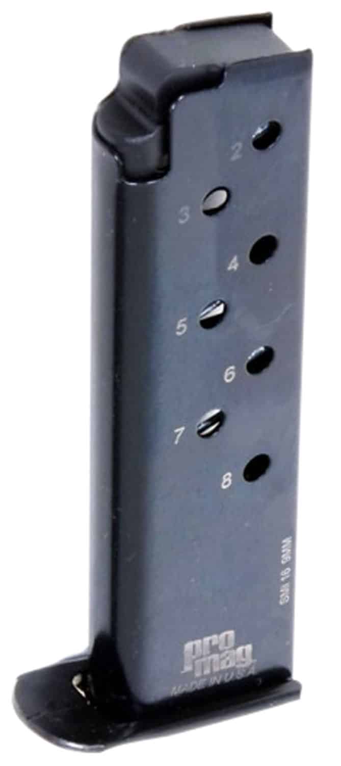 ProMag SMI16 Standard 8rd Single Stack 9mm Luger Fits S&W M39 Blued Steel