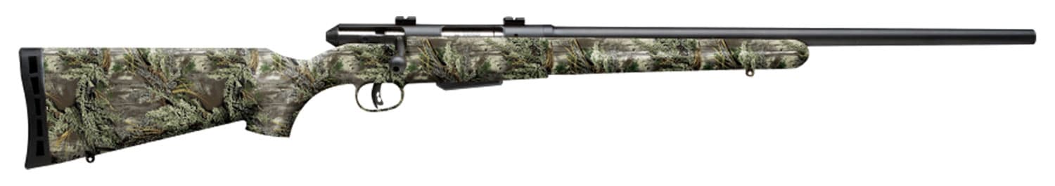 Savage Arms 19978 25 Walking Varminter 17 Hornet Caliber with 4+1 Capacity, 22" Barrel, Matte Black Metal Finish & Realtree Max-1 Synthetic Stock Right Hand (Full Size)