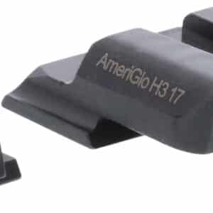 AmeriGlo SW145 Classic Tritium Set for Smith & Wesson M&P Shield  Green Tritium White Outline Front Sight-Green Tritium White Outline Rear Sight