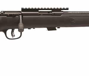 Savage Arms 96699 93R17 FV-SR Full Size 17 HMR 5+1 16.50" Matte Black Heavy Threaded Barrel, Matte Black Picatinny Rail Carbon Steel Receiver, Matte Black Fixed Varmint Synthetic Stock, Right Hand