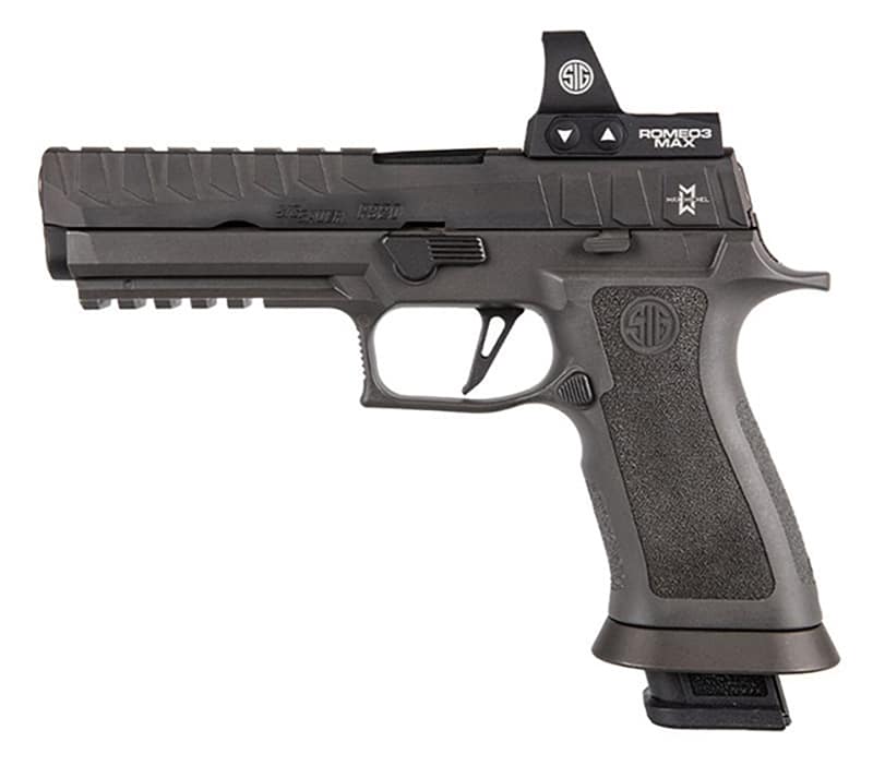P320 MAX Custom 9MM 5" Grey w/optic 21rd