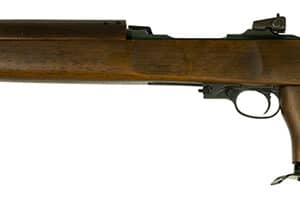 Inland MFG ILM150 M1A1 Paratrooper Carbine 30 Carbine 15+1 18" Barrel, Black Metal Finish, Type 2 Barrel Band, Black Side, Folding Wire Stock w/Low Wood Walnut Forearm & Pistol Grip