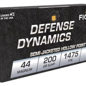 Fiocchi 44B500 Defense Dynamics 44RemMag 200gr Semi Jacketed Hollow Point 50 Per Box/10 Case