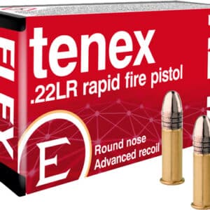 ELEY TENEX RAPID FIRE PISTOL - 22LR 40GR RN 50RD 100BX/CS