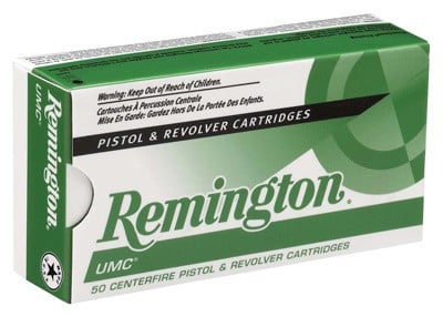 REMINGTON UMC 380 ACP 95GR - FMJ-RN 50RD 10BX/CS