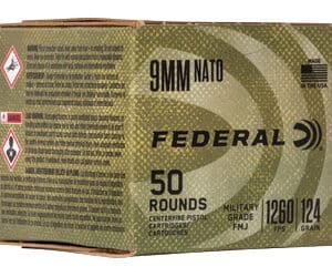 FED MIL-GRADE 9MM 124GR FMJ 50/500
