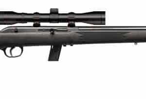 SAVAGE 64FVXP 22LR 21" HB - W/3-9X40 BLUE/BLACK SYNTHETIC