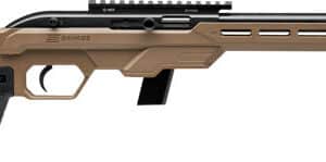 SAVAGE 64 PRECISION 22LR 10RD - 16.5" HB SYNTHETIC CHASSIS FDE