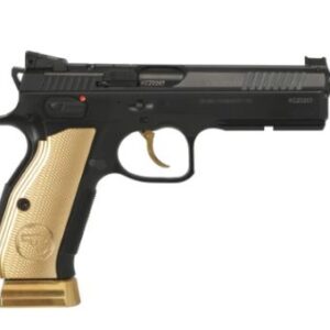 CZ SHADOW 2 GOLD DIGGER OR 9MM - 19RD GOLD GRIP ADJ REAR SIGHT