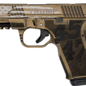 BLACK RAIN FRONTLINE 9MM - PISTOL TRUMP CUSTOM 15RD GOLD
