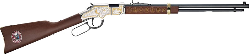 HENRY H4 EAGLE SCOUT TRIB. 2ND - ED. 22S/L/LR 20" OCT ENGRAVED