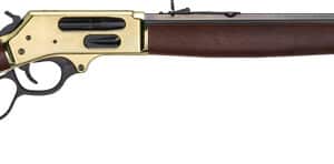 HENRY H10 BRASS SIDE GATE - 45-70 22" OCT. BRASS WALNUT