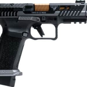 CANIK TTI COMBAT 9MM 4.6" BBL - OR FS 2-10RD MAGS COMBAT SMOKE