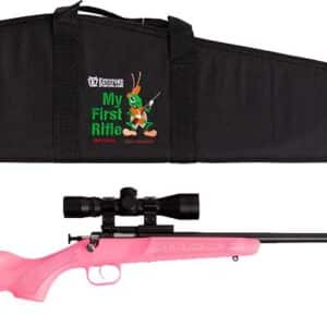 CRICKETT RIFLE G2 22LR BLUED/ - PINK SYNTH W/SCOPE AND CASE