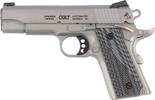 COLT LIGHTWEIGHT OFFICER 45ACP - 4.25" 8-SH SS TWO TONE - Image 2