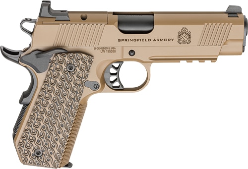 SPRINGFIELD 1911 TRP 9MM AOS - 4.25" 9RD COYOTE BROWN