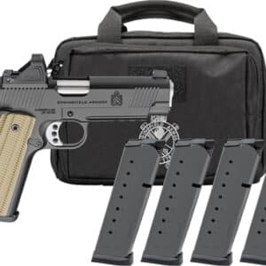 SPRINGFIELD 1911 OPERATOR AOS - 45 ACP 4.25" 8RD 4MGS GEAR PAC