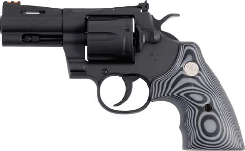 COLT PYTHON 357MAG 3" 6RD - MATTE BLUED BLACK G10 GRIPS