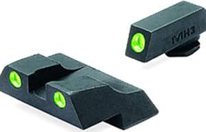 MEPROLIGHT NIGHT SIGHT FIXED - SET GRN/GRN FOR GLOCK 26/27