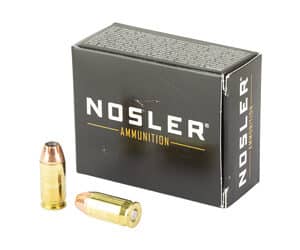 NOSLER ASP 45ACP 185GR HG JHP 20/400
