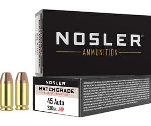 NOSLER ASP 45ACP 230GR JHP 50/500