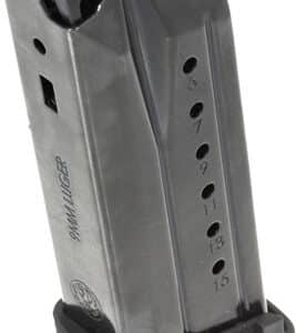 RUGER MAGAZINE SECURITY-9 - COMPACT 15RD W/MAG ADAPTER