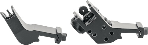 JE FIXED FRONT/REAR SIGHT - 45 DEGREE OFFSET ALUMINUM BLK