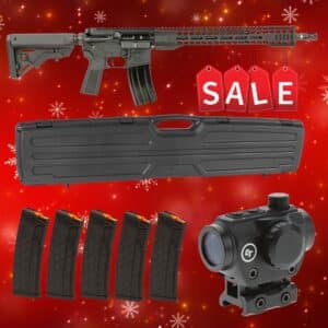 RADICAL CHRISTMAS PACKAGE. GUN, OPTIC, 5 MAGS & HARD CASE $499.99!!!!!