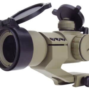 TacFire RD004T 1x30 Dual Illuminated Red/Green Dot Sight  Tan 1 x 30 mm 2 MOA Dot