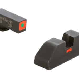 AmeriGlo GL616 CAP Sight Set for Glock  Green Tritium Orange Outline Front Sight Orange-Bar Rear Sight