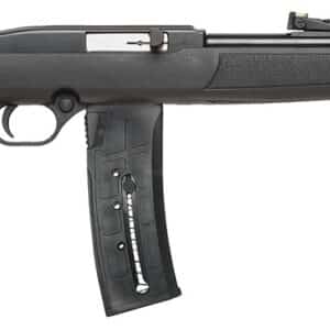Mossberg 37073 702 Plinkster Full Size 22 LR 25+1 18" Blued Steel Barrel, Blued 3/8" Dovetail Receiver, Black Fixed Synthetic Stock, Right Hand