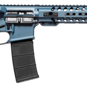 Patriot Ordnance Factory 01580 Wonder  5.56x45mm NATO 16.50" 30+1 Blue Titanium Cerakote 6 Position MFT Minimalist Stock