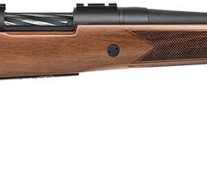 Mossberg 28043 Patriot  Full Size 450 Bushmaster 4+1 20" Matte Blued Fluted Threaded Barrel, Drilled & Tapped Matte Blued Stainless Steel Receiver, Walnut Fixed Stock, Right Hand