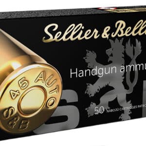 Sellier & Bellot SB45C Handgun 45ACP 230gr Jacketed Hollow Point 50 Per Box/20 Case