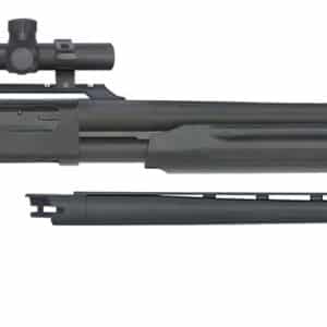 Mossberg 58244 500 Field/Deer 12 Gauge 5+1 3" 28" Vent Rib/24" Slugster Barrels, Blued Metal Finish, Synthetic Dual Comb Stock,  Includes Accu-Set Chokes & 2.5x20mm Scope