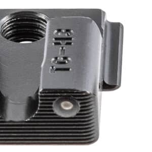 TruGlo TG231MP3C Tritium Pro  Black | Green Tritium Orange Outline Front Sight Green Tritium Rear Sight