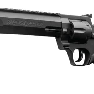 Taurus 2440081RH-DLX Raging Hunter  44 Rem Mag 5rd 8.37" Matte Black Oxide Cylinder Matte Black Aluminum Black Rubber with Integrated Red Cushion Insert  Grip Includes Case