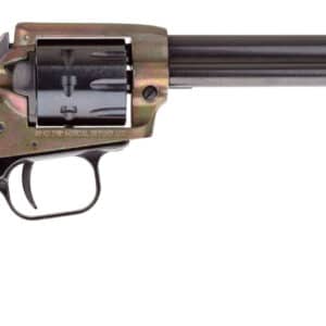 Heritage Mfg RR22999CH6 Rough Rider 22 LR 9 Shot, 6.50" Black Steel Barrel, Simulated Case Hardened Zinc Alloy Frame, Black Cylinder, Cocobolo Grip, Hammer/Thumb Safety, Exposed Hammer