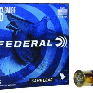 Federal H1606 Game-Shok Upland 16Gauge 2.75" 1oz 6Shot 25 Per Box/10 Case