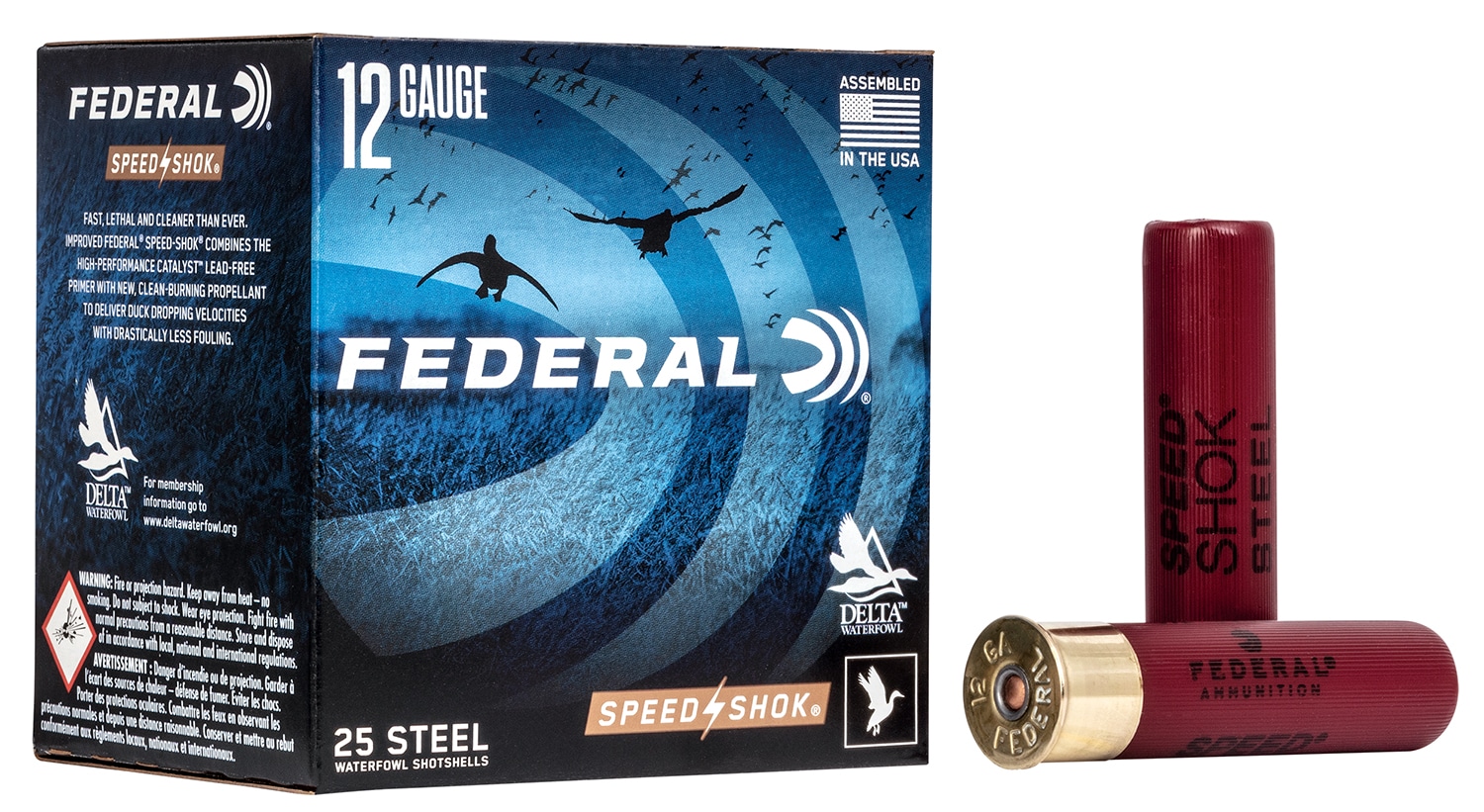 Federal WF1332 Speed-Shok 12Gauge 3.50" 1 3/8oz 2Shot 25 Per Box/10 Case