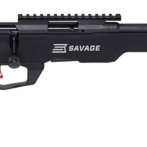 Savage Arms 70248 B22 Precision Full Size Bolt Action 22 LR 10+1 18" Barrel, Matte Black Metal Finish & Adjustable MDT ACC Aluminum Chassis Matte Black Stock