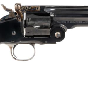 Taylors & Company 550681 Second Model Schofield 38 Special Caliber with 5" Barrel, 6rd Capacity Cylinder, Overall Blued Finish Steel & Walnut Grip