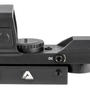 Aim Sports RT503F Full-Size Reflex Sight  Matte Black 1x33mm Red/Green Multi Reticle
