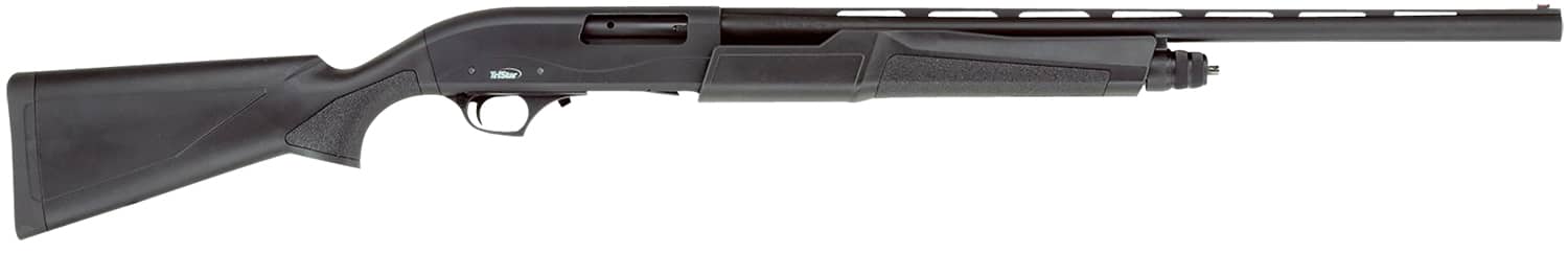 TriStar 23152 Cobra III Full Size 20 Gauge Pump 3" 5+1 28" Black Vent Rib Barrel, Black Steel Receiver, Fixed Black Synthetic Stock, Beretta/Benelli Mobil Choke Tube, Right Hand
