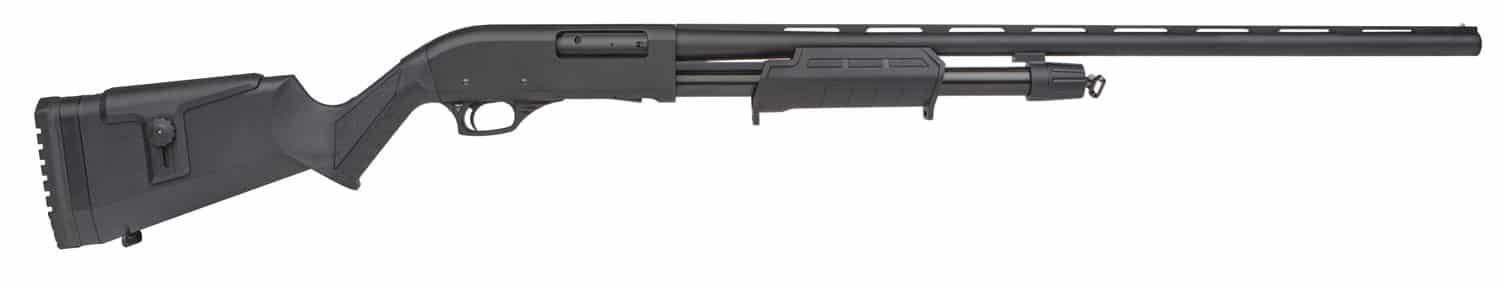 Rock Island PA12H28 All Generations 12 Gauge 3" 5+1 28" Black Anodized Contoured/Smooth Bore/Vent Rib Barrel, Black Fixed w/Adjustable Cheek Rest Stock