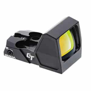 Crimson Trace 0101970 CT RAD Micro Pro Matte Black 1x21mm 3 MOA Red Dot Reticle, CT Micro/JPoint/Shield RMS Footprint