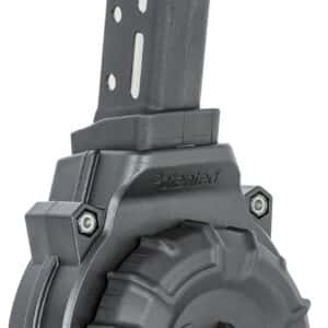 ProMag DRMA37 Standard  40rd Drum 45 ACP Compatible w/ Glock 30/21 Black DuPont Zytel Polymer